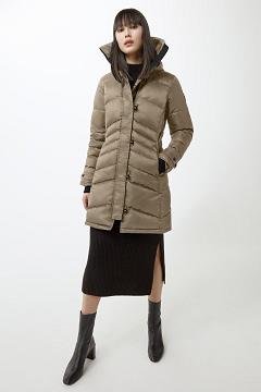 Chamarras Canada Goose Mujer México - Lorette Abrigos Black Label Marrom TC4761925